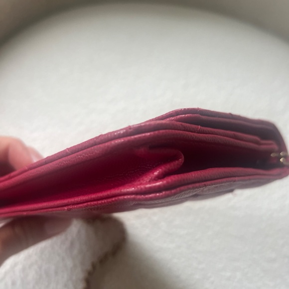 Authentic Dark Pink Chanel caviar WOC 2021 - Picture 8 of 10